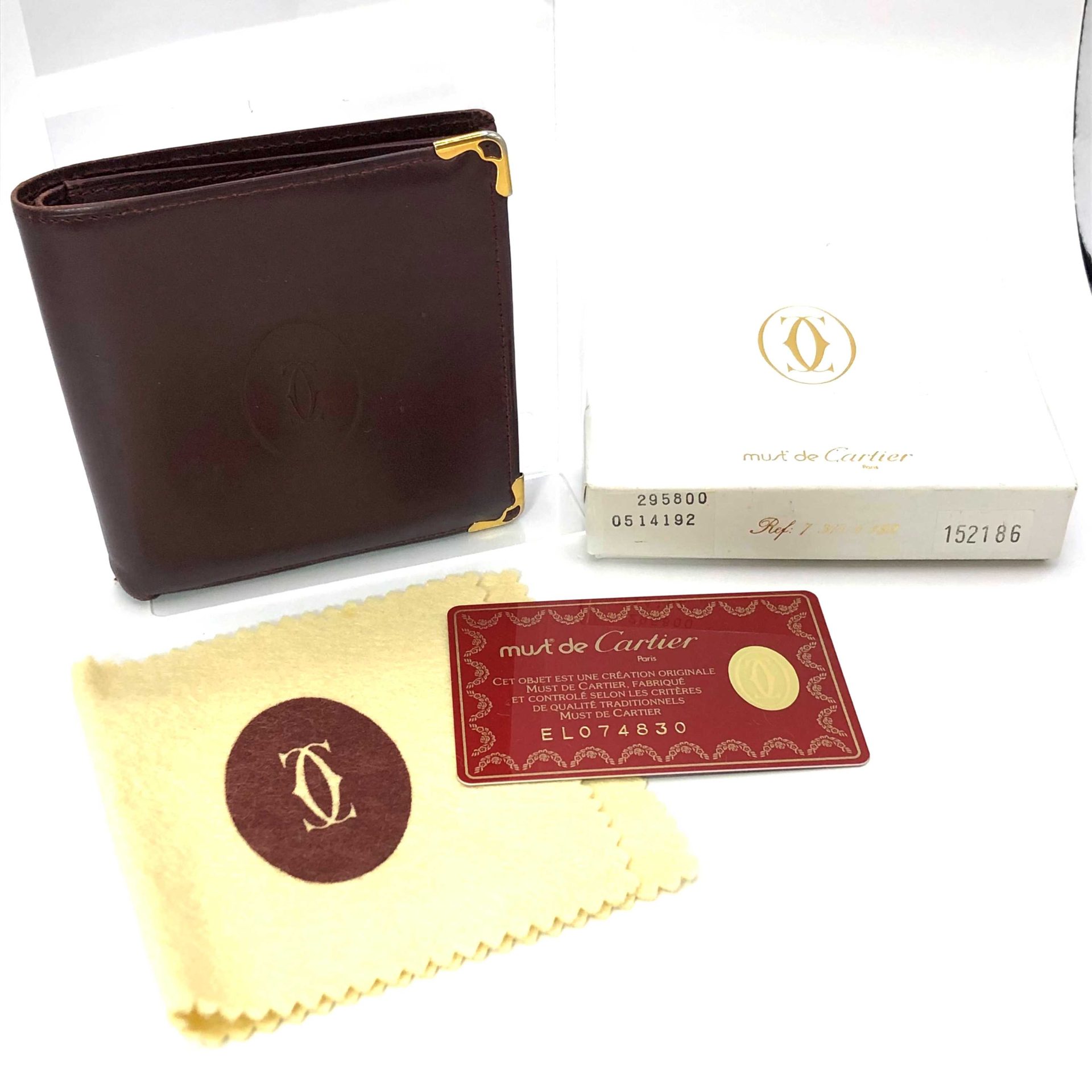 Cartier カルティエ マストライン カード入れ